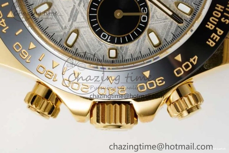 Dial 1:1 Strap Oysterflex Daytona Edition QF 116518 Rubber Best SA4130 on Meteorite 0706